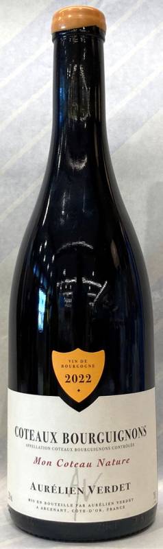ブルゴーニュ　コトー・ブルギニヨン　 モン コトー ナチュール2022年（赤）オレリアン・ヴェルデ　フランス　ブルゴーニュ