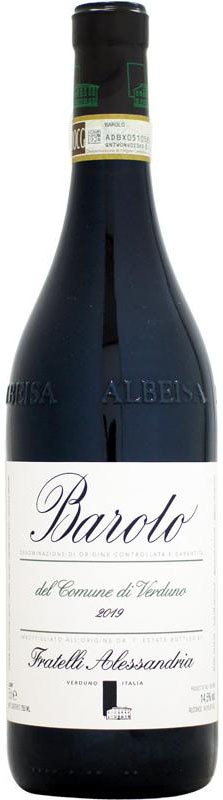 バローロ・デル・コムーネ・ディ・ヴェルドゥーノ2017年　フラテッリ・アレッサンドリア（赤）イタリア　ピエモンテ州