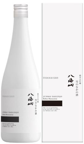 八海山　純米大吟醸　雪のなかの酒　720ml【新潟県南魚沼市　八海醸造】