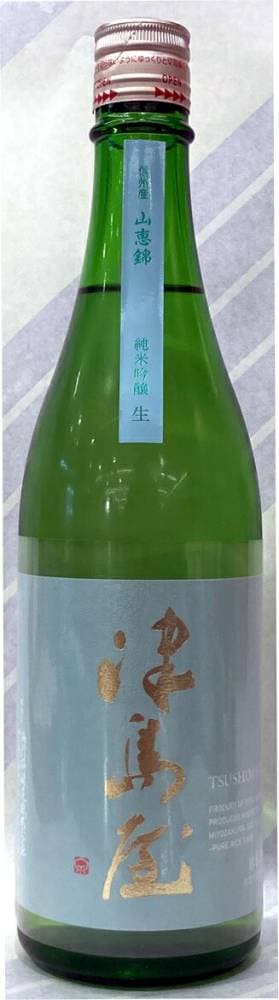 津島屋　純米吟醸生原酒　信州産山恵錦　1.8L【岐阜県美濃加茂市の御代桜醸造さんの限定流通銘柄】
