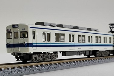 在庫〉東武8000系 8142F 未修繕 新塗装 4両(グッドデパートメント広告