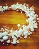 100%　かすみ草花冠|花冠＆カチューシャ