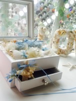 貝殻リングピロー　ホワイトボックス