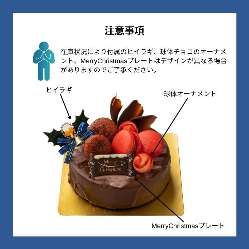 ノエル・フランボワーズ・ショコラ 4号(12cm)
