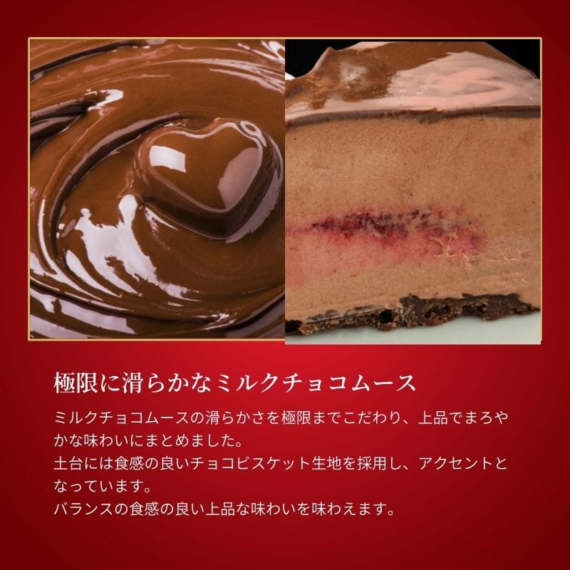 ノエル・フランボワーズ・ショコラ 4号(12cm)
