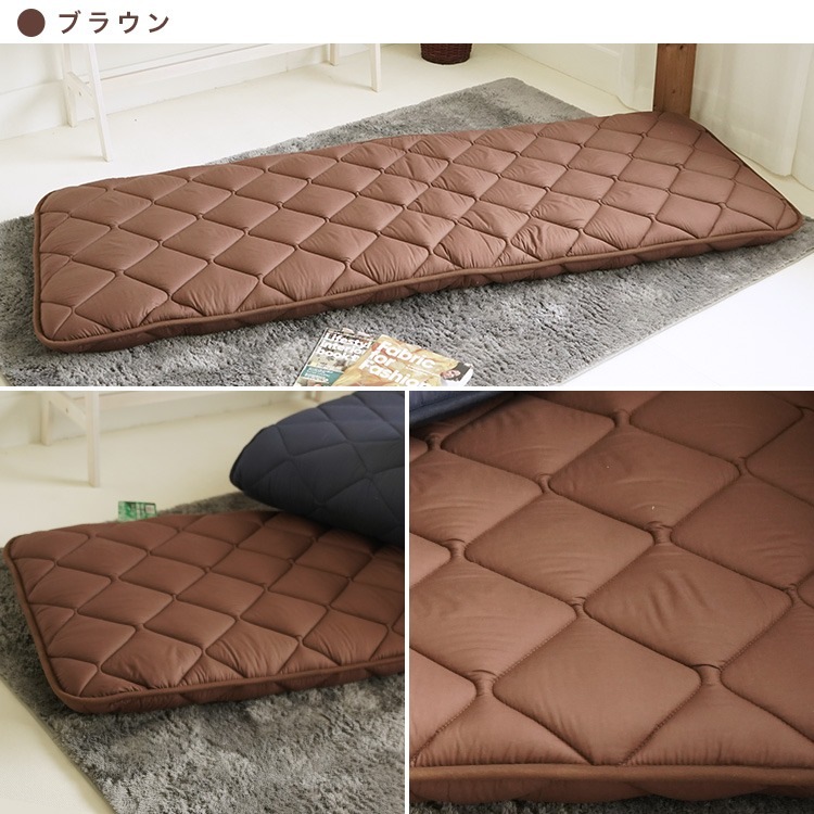 小さめ 敷布団 70×180cm コンパクト 防ダニ 固綿入り ごろ寝 長座布