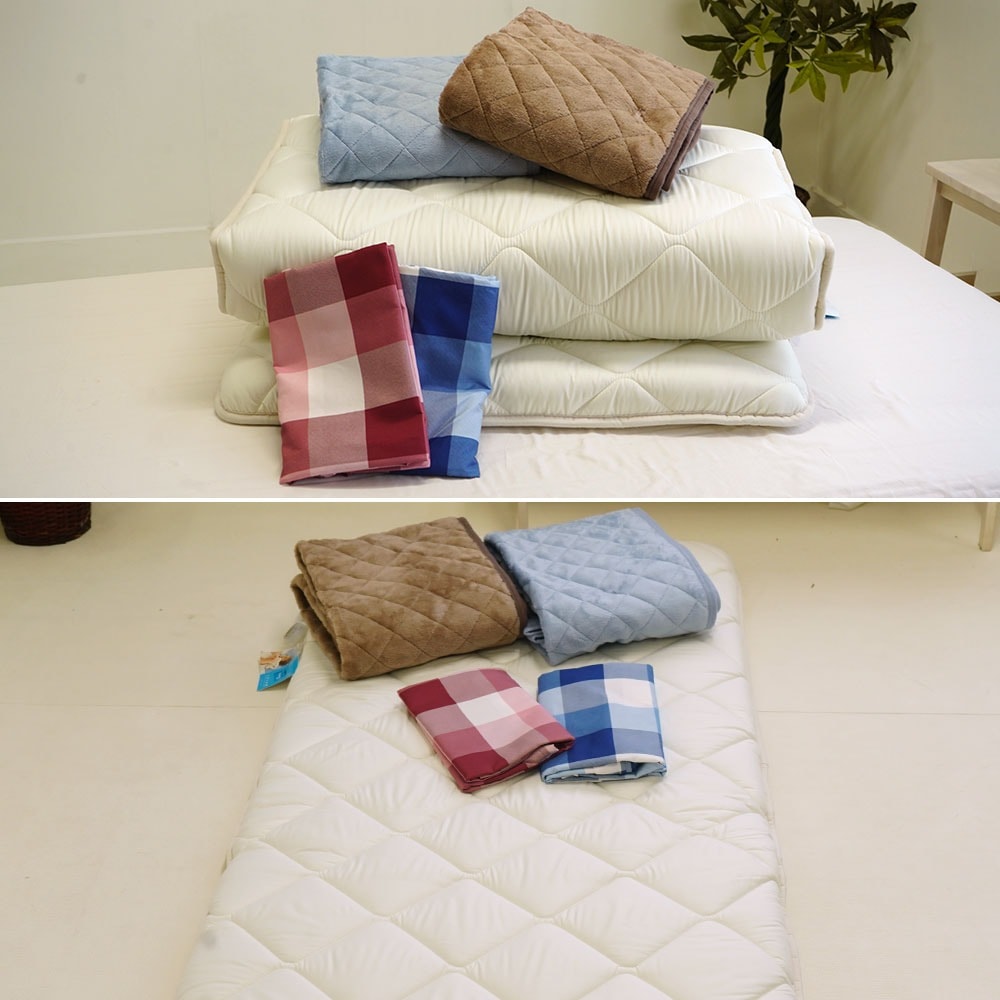 セミシングル 敷布団 80×200cm 防ダニ 固わた入り