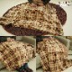 ひざ掛け 毛布 ブランケットL Gluck チェック柄 小さめ 140×100cm シープ調 ウォッシャブル 洗濯可能 ハーフケット