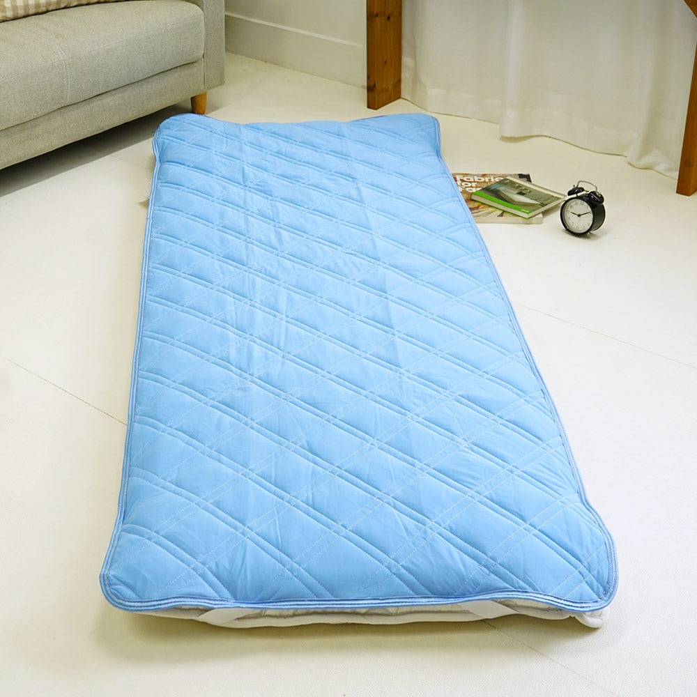 セミシングル専用 敷パッド 接触冷感 80×200cm 吸水速乾 ウォッシャブル 洗濯可能 小さめ 幅が狭い 敷きパッド クール ひんやり