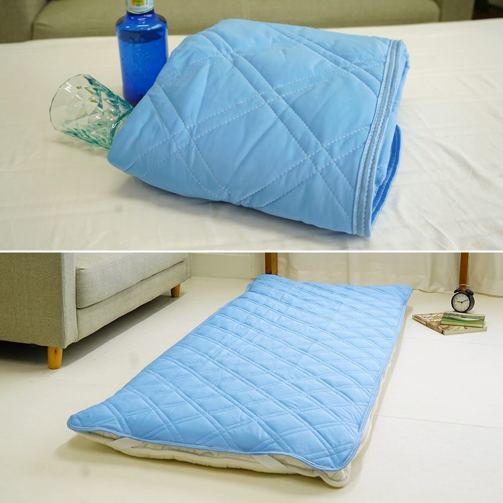 80×200cm 敷きパッド 吸水速乾 接触冷感