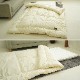 小さめ布団2点セット ショートセミシングル シンサレートウルトラ 掛布団 135×185cm 固綿敷布団 80×180 防ダニ 短い 女性 軽量 軽い 暖か