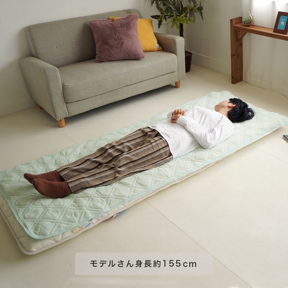 敷パッド 80×180cm ショートセミシングル オールシーズン