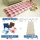 セミシングル 75×205cm 敷布団カバー 70×200cm敷布団用【Nポ】【70】チェック 無地