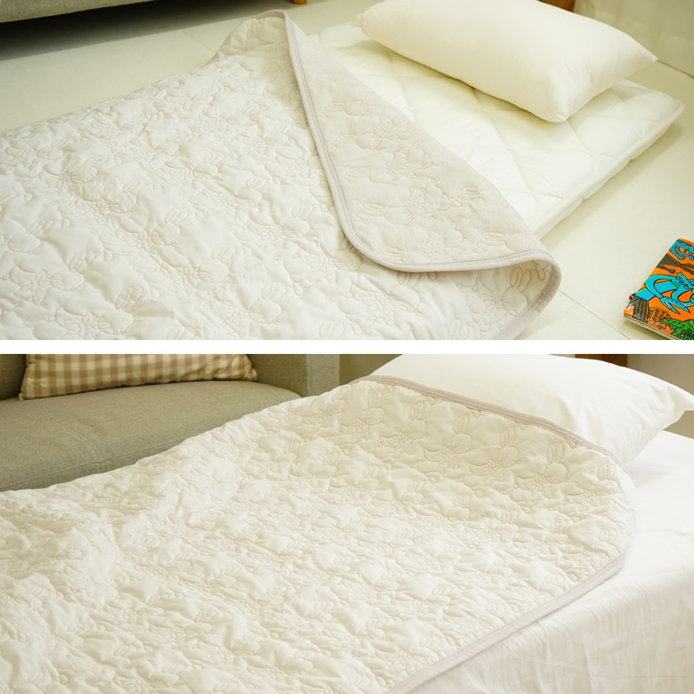 ピーターラビット™のかわいいケット 通常サイズの約半分100×140cmの