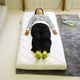 ショートセミシングル 80×180cm 敷布団 中綿増量タイプ 厚さ約9.5cm 小さめ 防ダニ 固わた入り 送料無料 日本製 幅が狭い 軽量 【8018DX】