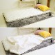 ショートセミシングル 80×180cm 敷布団 中綿増量タイプ 厚さ約9.5cm 小さめ 防ダニ 固わた入り 送料無料 日本製 幅が狭い 軽量 【8018DX】