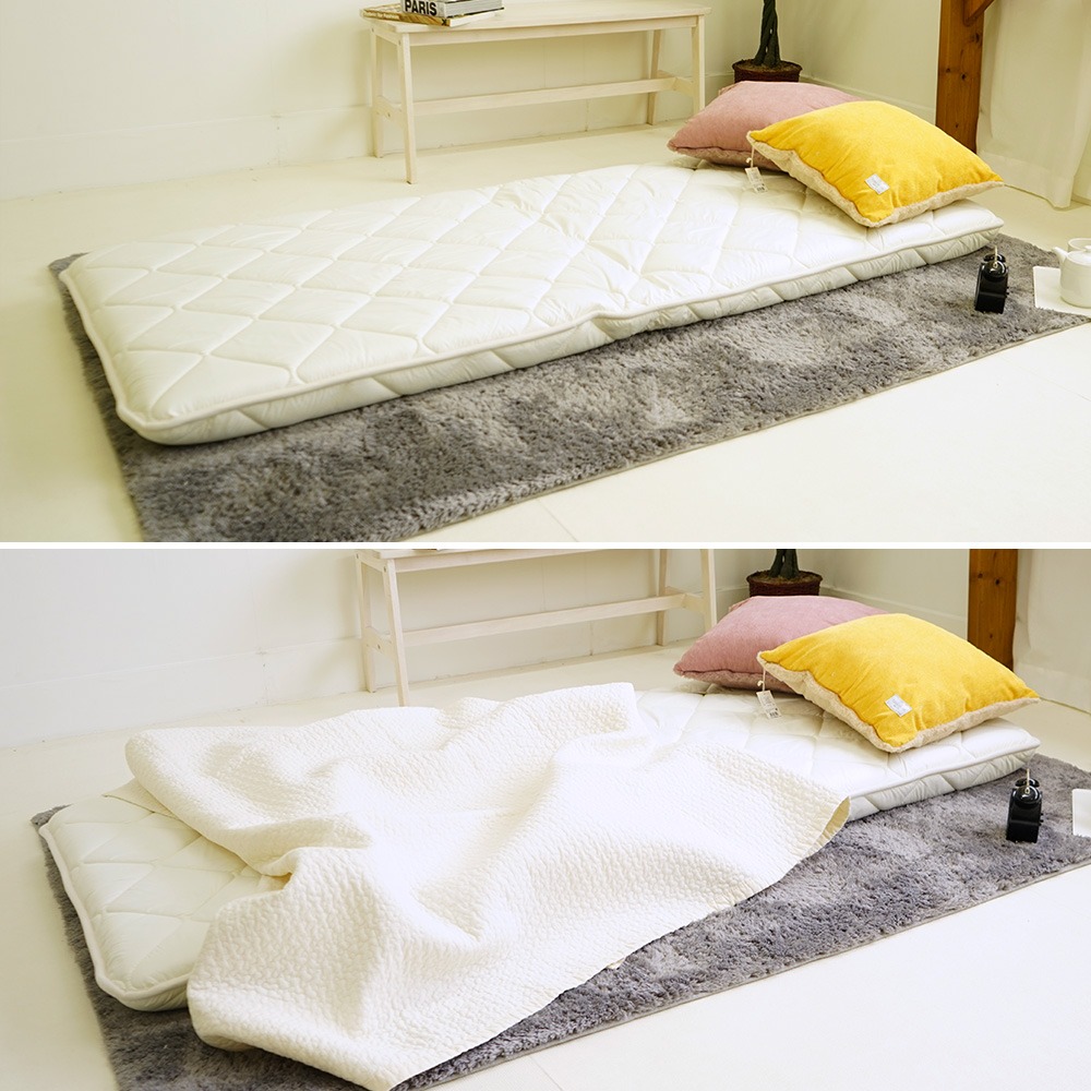 80×180cm セミシングル 敷布団 増量タイプ 綿100% 敷布団カバー