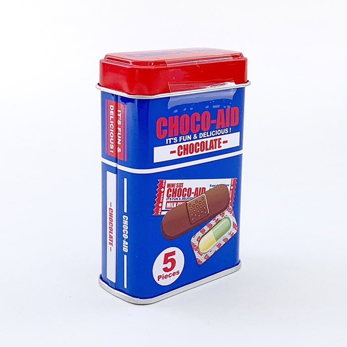 1/8出荷予定】チョコエイド ミニティン 青｜チョコレートスタジアム