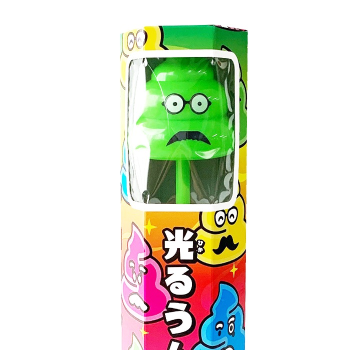 完売】光るうんちくん棒ボックス ☆ピンク☆｜チョコレート