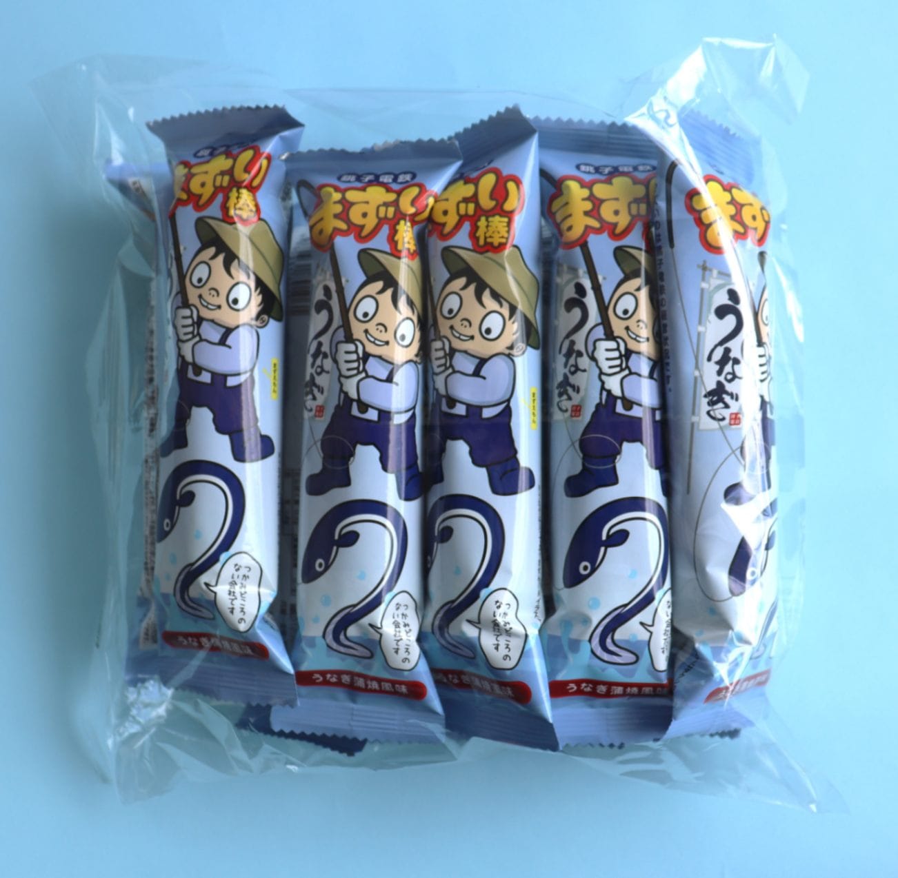 まずい棒（うなぎ蒲焼風味）　10本入り×1袋セット 