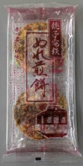 銚子電鉄のぬれ煎餅（赤の濃い口味・４枚入）