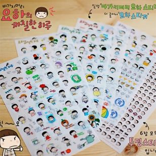 ��sticker-145�ۡ��ϥ󥰥롡����饯���������ƥå�����6������