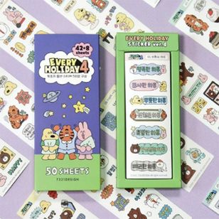 ��sticker-175�ۡ��ϥ󥰥롡����饯���������ƥå�����50�祻�å�