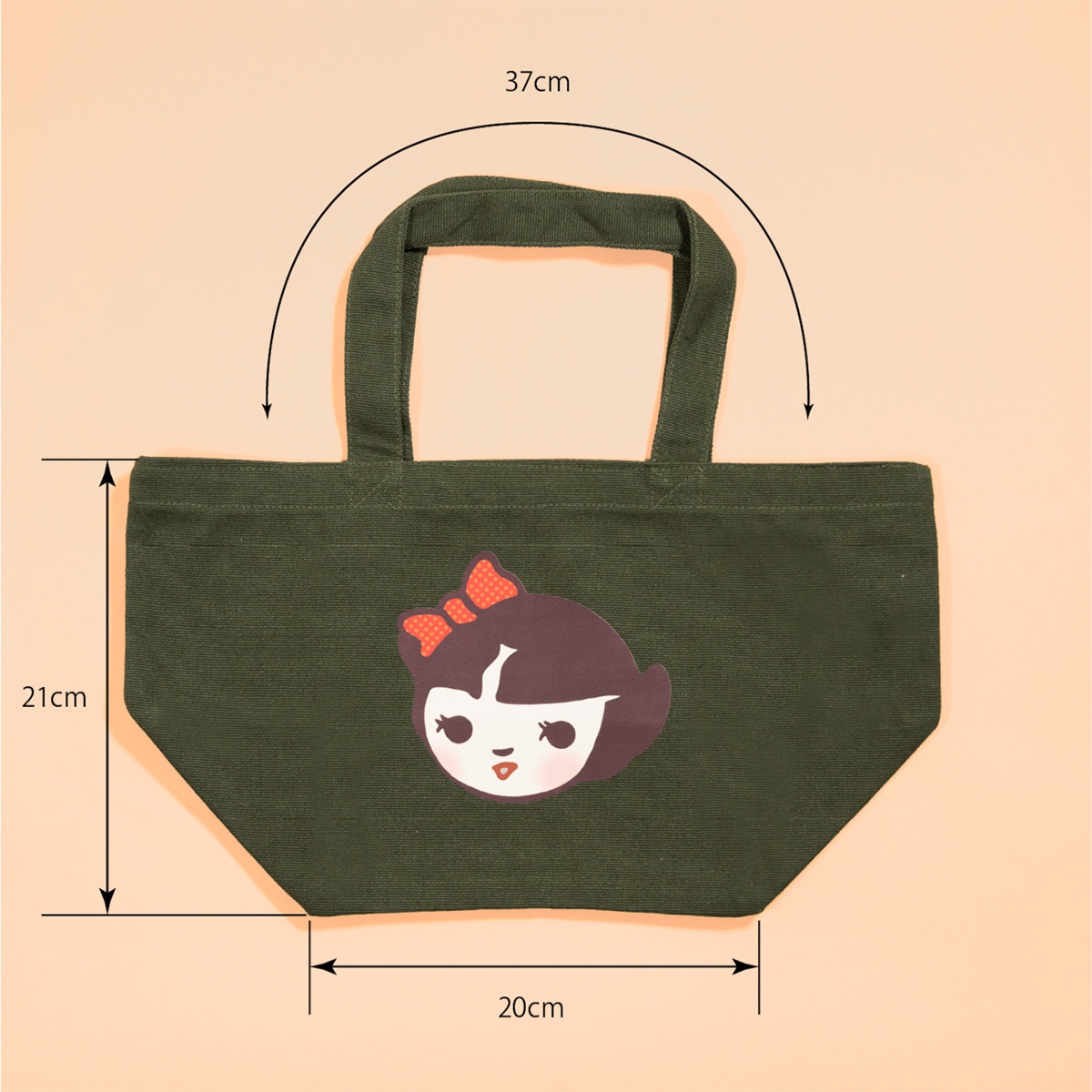 チョーコー醤油 ミニトートバック(オリーブ)