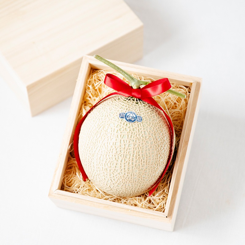 静岡県産　マスクメロン【1玉桐箱入】