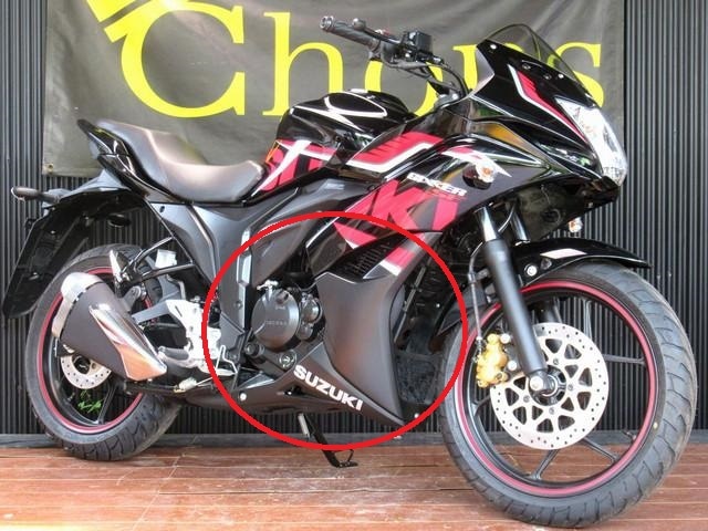 SUZUKI 純正 ジクサーSF150[-'18] [インド仕様] 右サイドアンダー