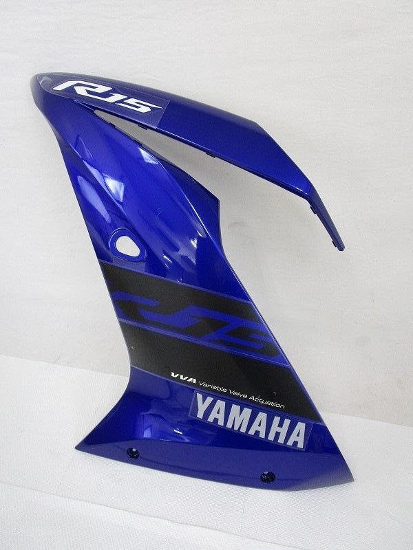 YAMAHA 純正 YZF-R15 V3.0 [18年以降 インド仕様] 左 ミドルアッパーカウル [ブルー] #BK7-XF836-00 ...