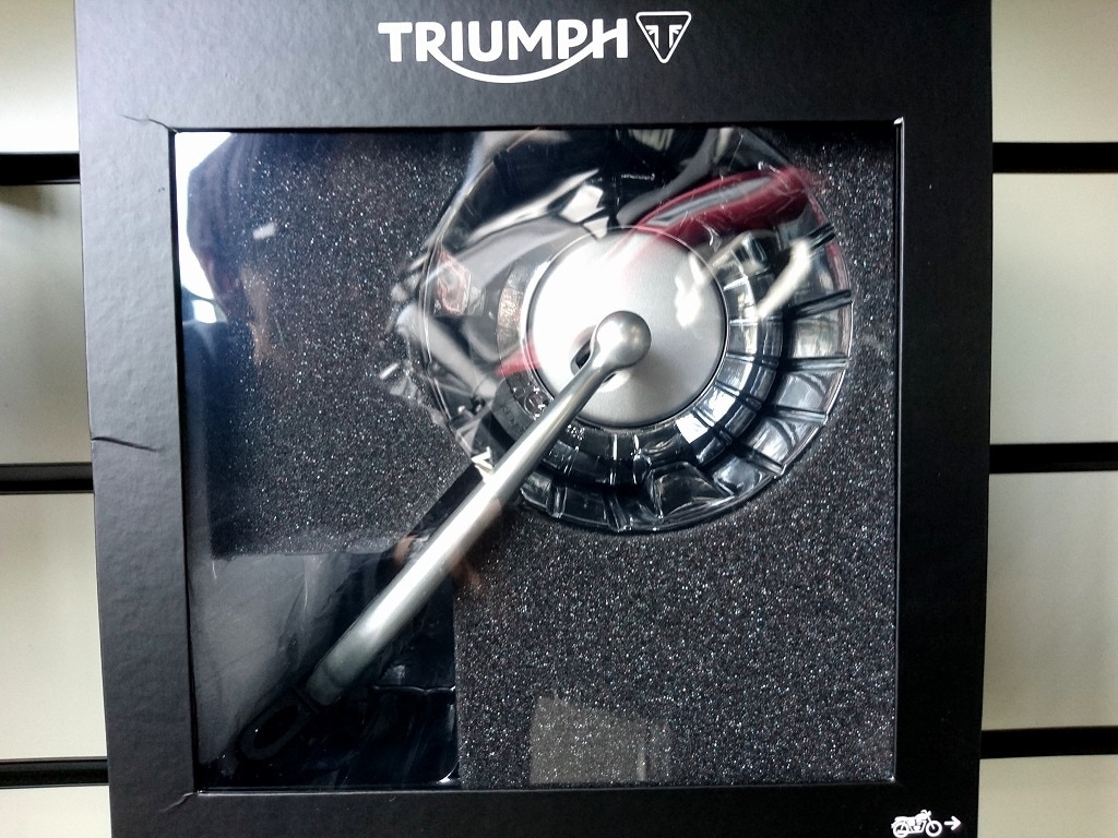 トライアンフ純正 バーエンドミラー バーエンドフィニッシャー TRIUMPH / トライアンフ純正商品バーエンドミラー | A9638154