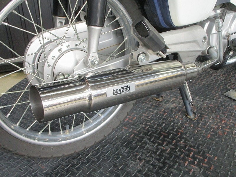 ひ*も様 QBIX ステンレスマフラー スポーツタイプ BEYOND ひ*も様 QBIX