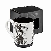 Triumph MUG WITH RUBBER BASE ޥå #MMUS16331