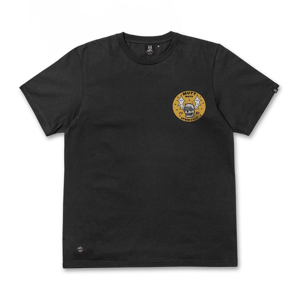 MUTT Motorcycles Tシャツ SPEED CULT【ブラック/Mサイズ