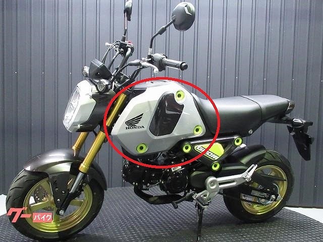 HONDA 純正 GROM[2021モデル] 左シュラウドA[シルバー] #83460-K26