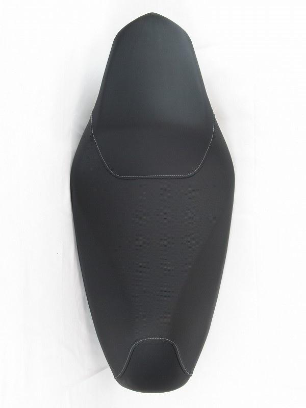 YB125SP 社外品 シート 白ステッチ YB125SP：カスタム タック