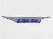 YAMAHA ���� NVX155['21-] ���ƥå��� ���ե���ȥ����ɥ�����[���ο��֥롼] #BBN-F8398-00��GRAPHIC 5��