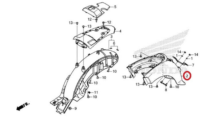 HONDA 純正 スーパーカブ110[タイ仕様2021モデル ロングシートモデル