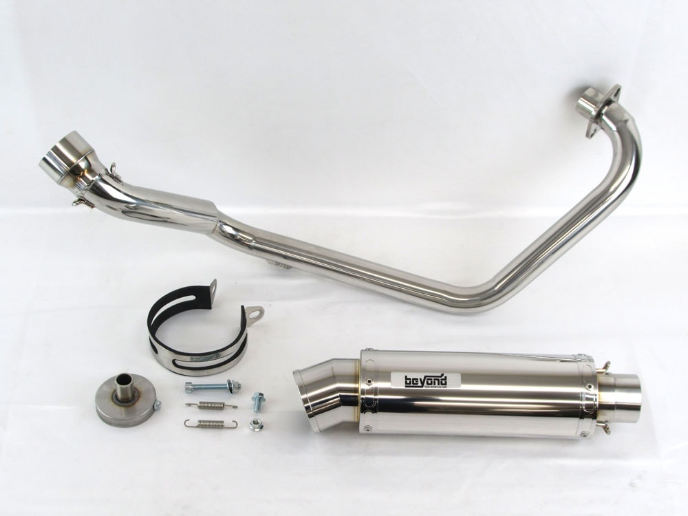 欠品中の為、受注生産】BEYOND CB200X/HORNET2.0 ステンレスマフラー