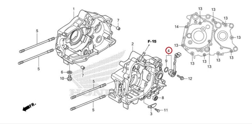 HONDA純正 タイ仕様スーパーカブ110 ['18-'20] ギアポジションセンサー