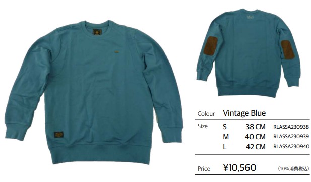 Royal Enfield �������å� CUT & SEW  VINTAGE BLUE M 40 CM #RLASSA230939