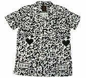 Royal Enfield T����� QR Engineered Print HS Shirt White 42/L #RLASHS240036