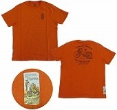 Royal Enfield T Motor Bicycle T-Shirt Burnt Red L #RLATSS240988