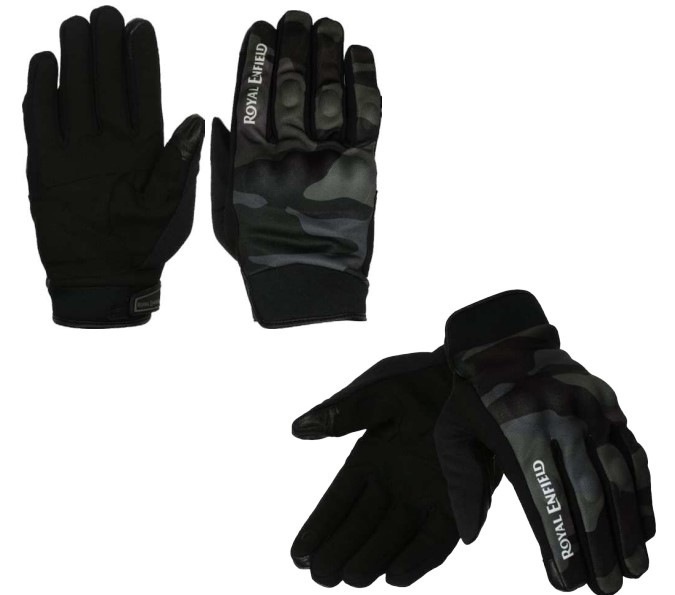 Royal Enfield �������� INTREPID GLOVES OLIVE CAMO 2XL 24CM #RRGGLN000035