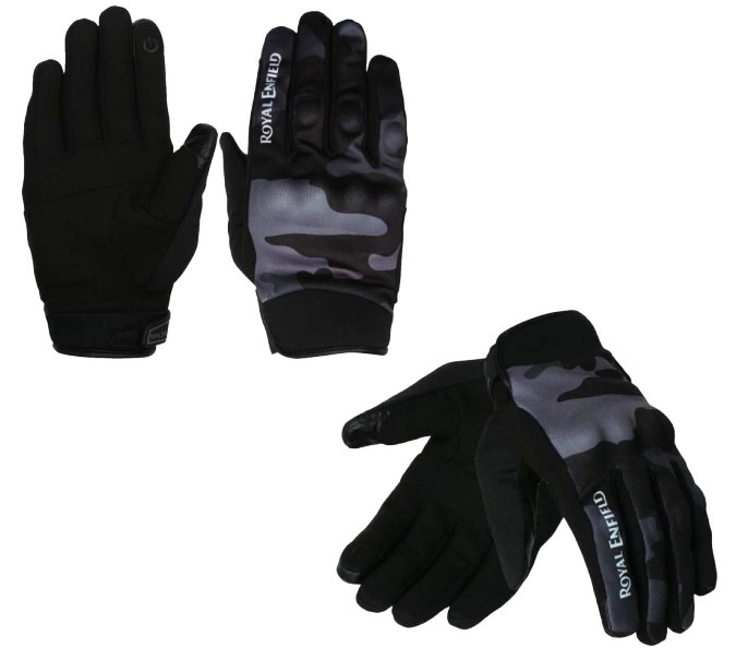 Royal Enfield �������� INTREPID GLOVES GREY CAMO XL 23CM #RRGGLN000039