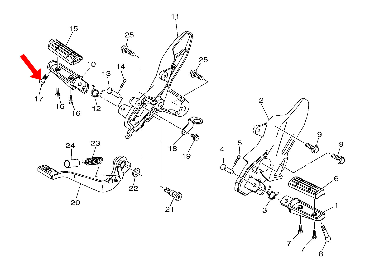YAMAHA  FZS-Fi/FZ-Fi/FZ25/ABS/FAZER25/ABS/FZS25/FZ-X Х󥯥󥵡 #90109-08202 