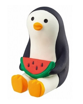 Decole 夏のまったりマスコット ＜スイカペンギン＞ | インテリア 