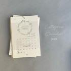 hutte paper works 2023年 レタープレスカレンダー