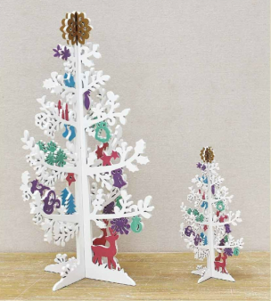 ウッドクリスマスツリー カラフル＜Sサイズ/Lサイズ＞ | インテリア